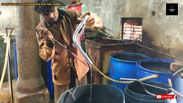Process Of Motorcycle CG.70 Carrier in Pakistan / Electroplating Nickel Chrome Full Process Amazing смотреть онлайн