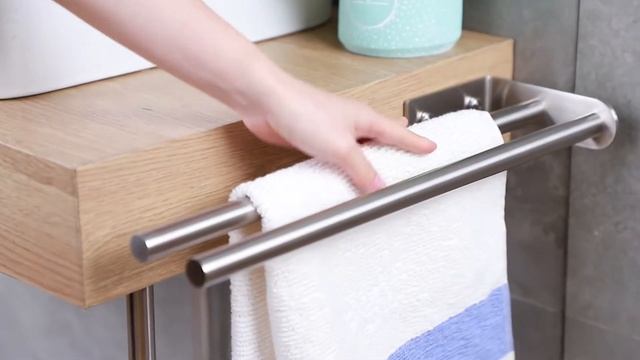 YIGII Double Stainless Steel Towel Rail Towel Holder KH008-2 смотреть онлайн