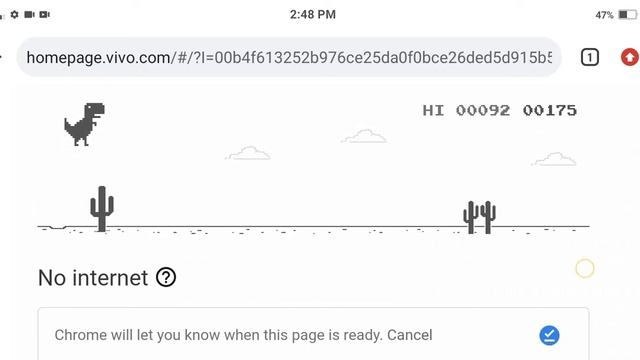 Playing dinosaur in Chrome Part 1 смотреть онлайн