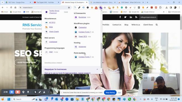 How to Check Website CMS by Chrome Extension - The Digital Shiv смотреть онлайн