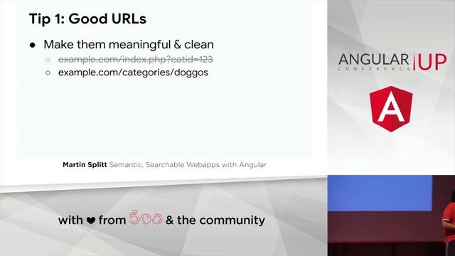 Martin Splitt - Semantic, Searchable Webapps with Angular | AngularUP 2018 смотреть онлайн