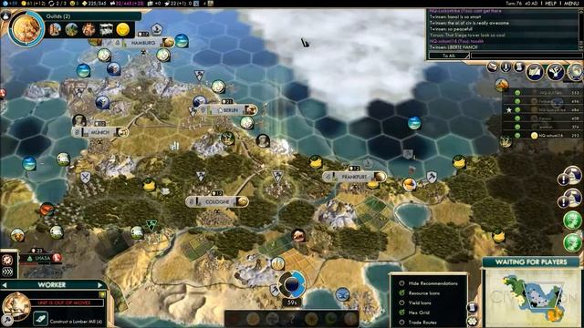 Civ V Brave New World Multiplayer Game 040 6 Player FFA: Germany (Gameplay/Commentary) Part 3/12 смотреть онлайн