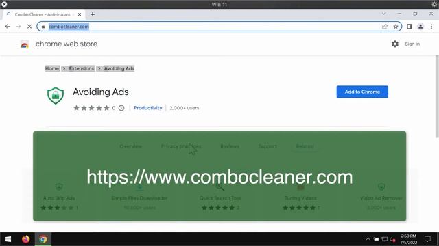 Avoiding Ads adware extension removal. смотреть онлайн