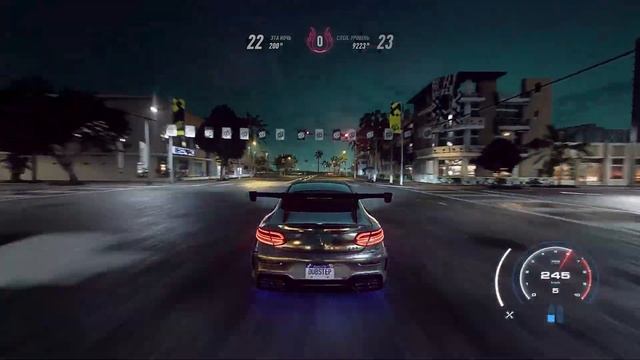 Need For Speed Heat - Chrome Mercedes-Amg c63* Top Speed 325km/h-Not all potential* 4K*Brutal Sound смотреть онлайн