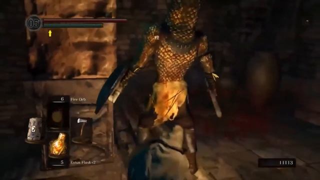 Dark Souls Remastered [Soul of a Brave Warrior in Sen's Fortress entrance] смотреть онлайн