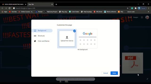 HOW TO CUSTOMIZE GOOGLE CHROME: Theme, Background, Homepage and New Tab Page [Really Easy] смотреть онлайн
