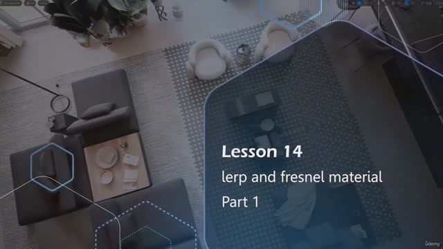 14. LERP and FRESNEL Material - Part One смотреть онлайн