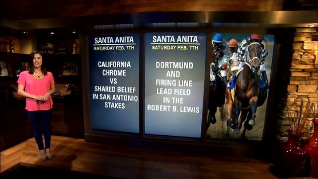 California Chrome vs. Shared Belief Highlight this Week on TVG | Feb. 7th смотреть онлайн