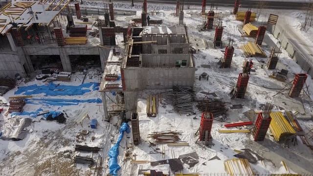 Строительство дома. Февраль 2021г. смотреть онлайн