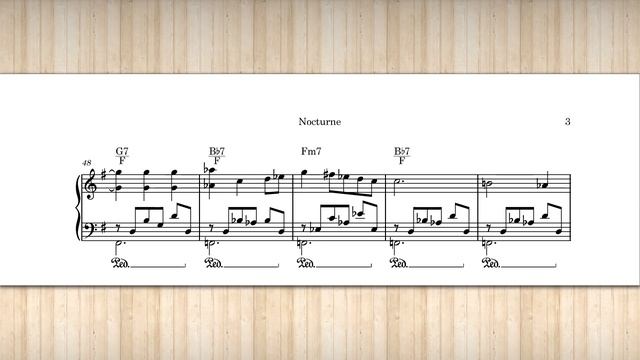 Saint Preux - Nocturne (sheet music) смотреть онлайн