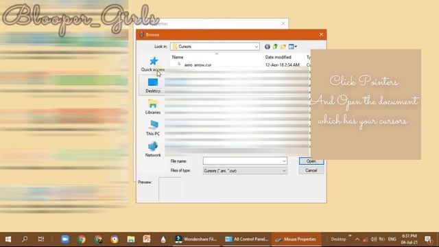 🍒｡･:*:･ﾟ★ How to setup Cute Mouse Cursor's | Blooper_Girls! смотреть онлайн