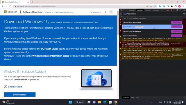 How to Quickly Screenshot an Entire Webpage in Google Chrome | Windows 11 22H2 смотреть онлайн