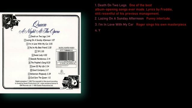 QUEEN songs and albums description WITH ALBUM RANKINGS (Part ONE) смотреть онлайн