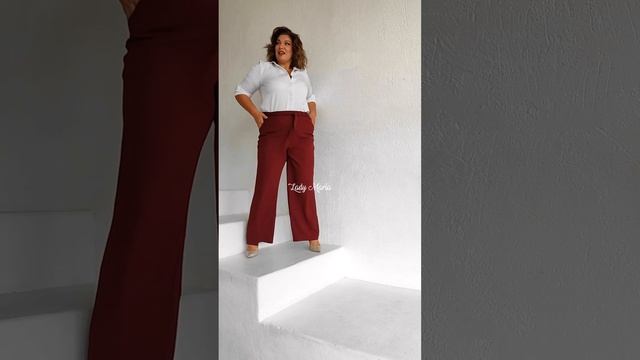 Брюки палаццо с поясом смотреть онлайн