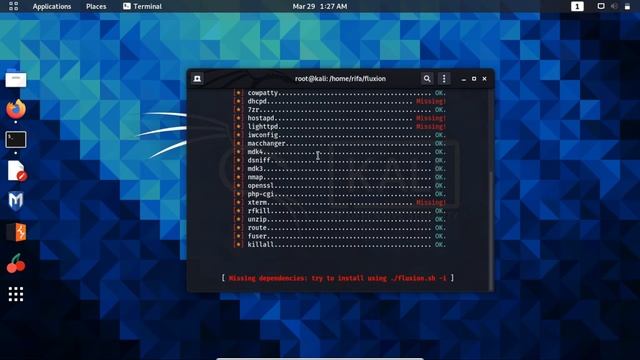 Instalasi Fluxion pada Kali Linux | Rifa Nurhanifah | 193307037 смотреть онлайн