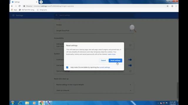 How to Reset Chrome, ie Browsers தமிழில் смотреть онлайн