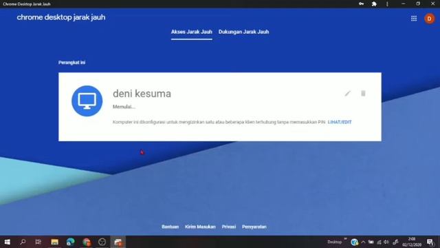 Remot desktop | cara mengontrol pc dengan handphone Android menggunakan chrome remote desktop! смотреть онлайн