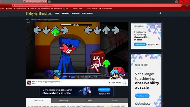 FNF vs Huggy Wuggy Poppy Playtime Mod Play Online Free Google Chrome 2021 11 07 01 42 58 смотреть онлайн