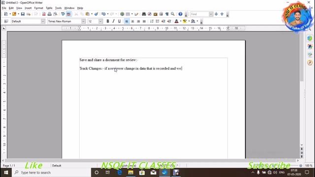 Level 4 Apache Open Office Word Processing S 8 II How to save and share a document for review смотреть онлайн