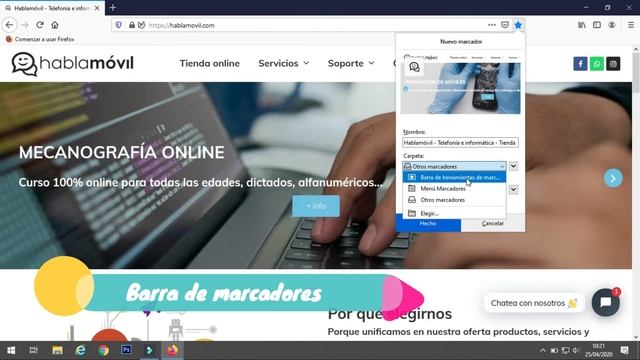 Firefox - Barra de marcadores смотреть онлайн