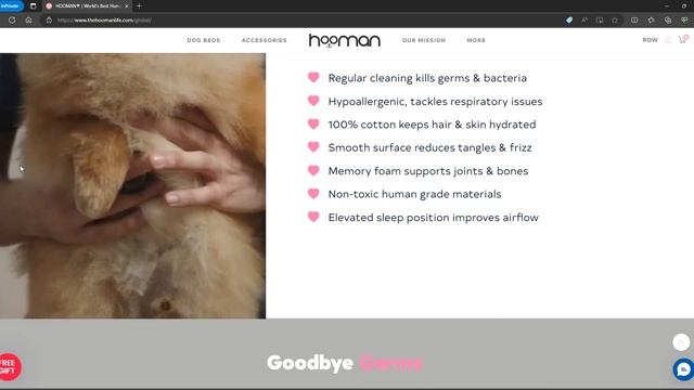 HOOMAN® World's Best Human Quality Dog Beds InPrivate Microsoft Edge 2023 10 27 17 10 48 смотреть онлайн