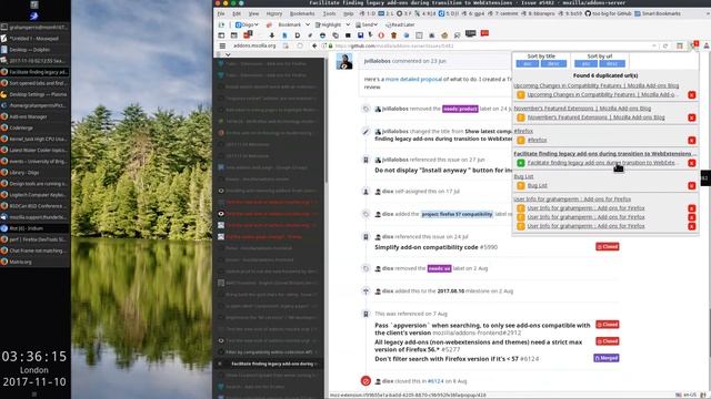 Sort opened tabs and find duplicated – a favourite extension for Firefox смотреть онлайн