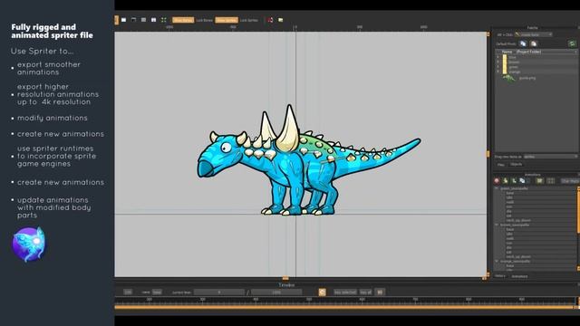 animated dinosaur sgame sprite смотреть онлайн