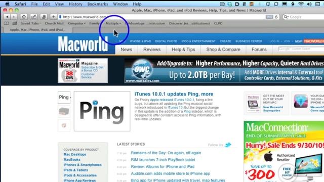 Tabbed Browsing in Safari смотреть онлайн