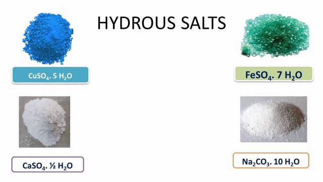 Water of crystallization - Class 10 CBSE - Chemistry - Acids Bases and Salts смотреть онлайн