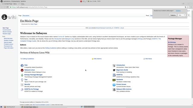 Sabayon Linux 16.11 : Un petit test de cette «gentoo-like» смотреть онлайн