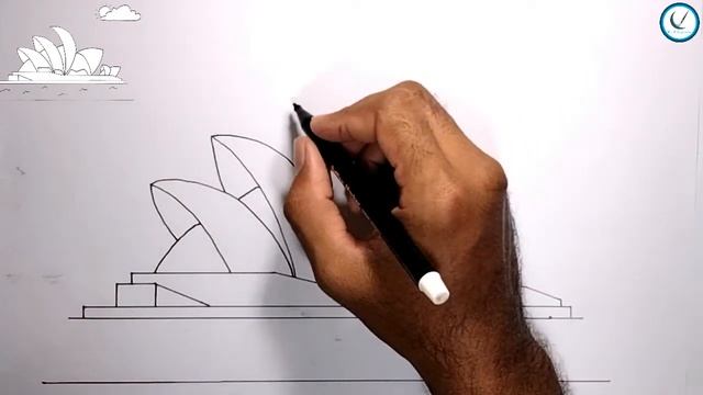 How to draw Sydney Opera House смотреть онлайн
