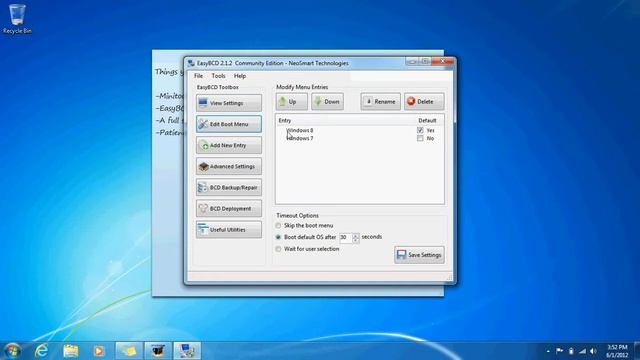 How to remove Windows 8 from a Dual Boot PC [HD] смотреть онлайн
