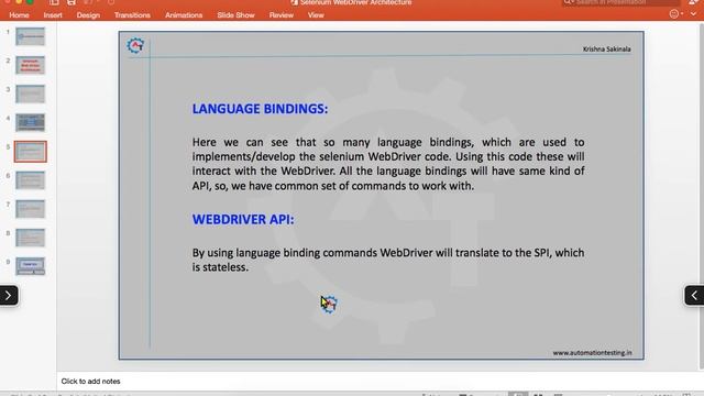 Selenium Webdriver Architecture смотреть онлайн