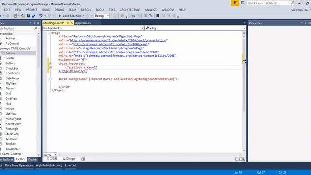 RESOURCE DICTIONARY ON THE PAGE IN WINDOW STORE APPLICATION IN C SHARP IN URDU SESSION NO 1 PART 3 смотреть онлайн