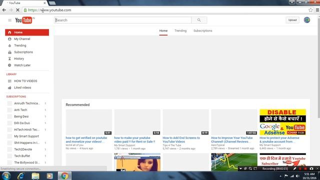 how to Browse offline in google chrome (hidden secret by google chrome)!! смотреть онлайн