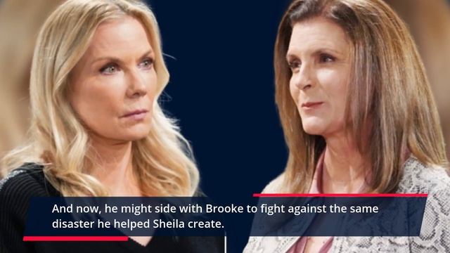 Deacon Sharpe Declares War on Sheila Carter: Will Brooke Logan Be His Ally?B&B Spoilers смотреть онлайн