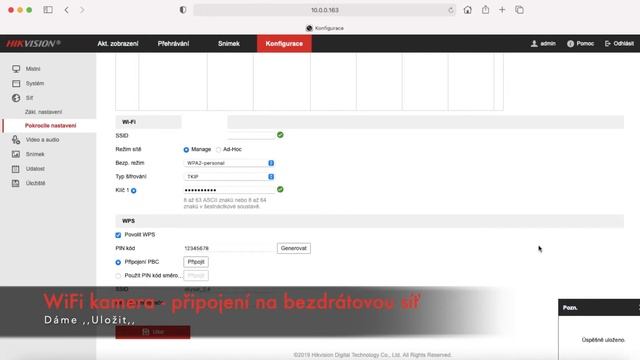 Hikvision - Připojení WiFi kamery na bezdrátovou síť (videonávod) смотреть онлайн