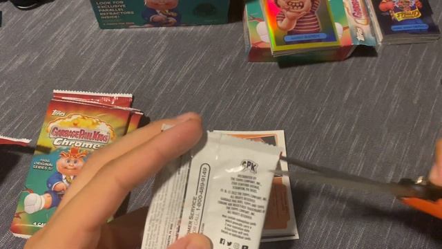 Garbage pail kids chrome 20 & 24 card box смотреть онлайн