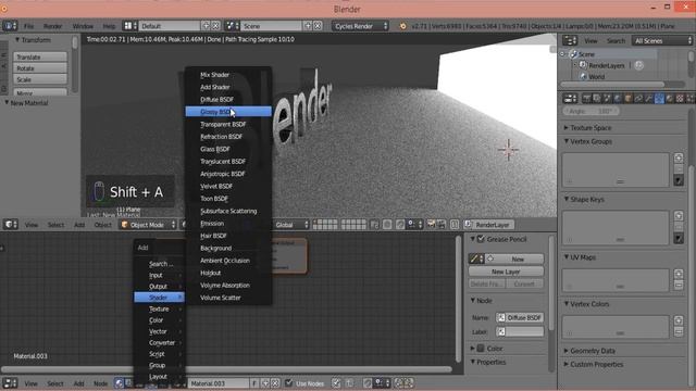 Blender text tutorial Beginner - Make cool metallic 3d text in blender смотреть онлайн
