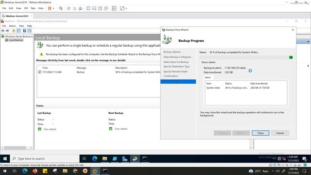 How to take System State Backup in Windows Server 2022 смотреть онлайн