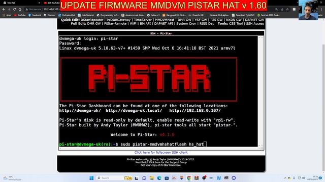 PI-STAR, MMDVM FIRMWARE UPDATE V1.60 смотреть онлайн