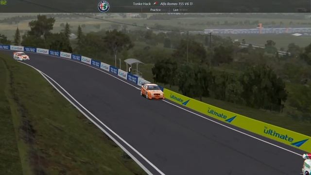 DTM 155 V6 Ti @ Bathurst awseome battle for the lead!! смотреть онлайн