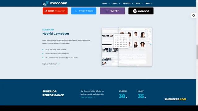 Execoore - Technology And Fintech Theme blockchain crypto Kasumi смотреть онлайн