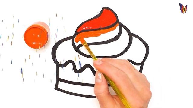 Как нарисовать пирожное. Простые рисунки для повторения детьми. Идеи что нарисовать смотреть онлайн