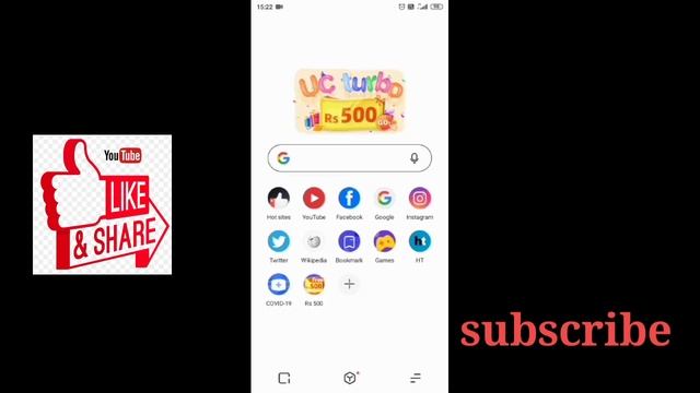 UC Turbo App Loot, Earn Rs 500 for all user ;sign up 215 use refer code 385 rs /per refer смотреть онлайн