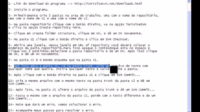 TortoiseSVN VideoAula смотреть онлайн