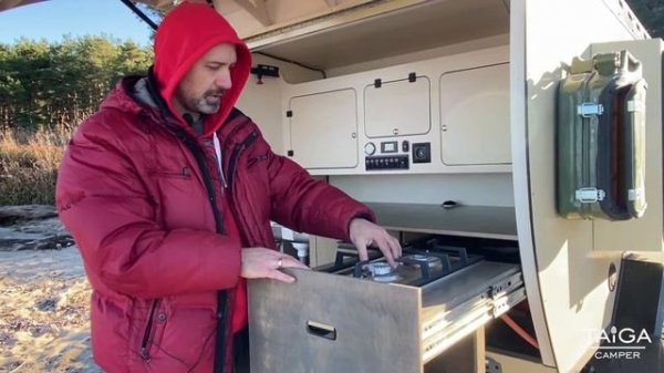 Обзор внедорожного прицепа капли "Отшельник" TAIGA CAMPER