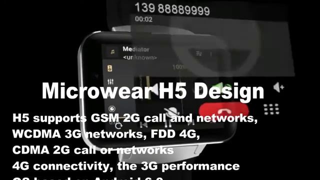 MICROWEAR H5 4G WATCH REVIEW 2018 | microwear h5 4gsmartwatch phone | Android 6 | digital technolog смотреть онлайн