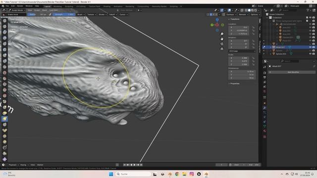 SCULPTING CREATURES : PART 1 (in Blender)