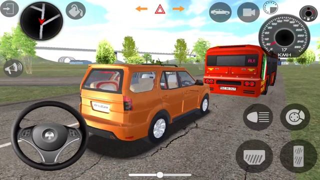 Indian cars simulator 3d - Tata safari gadi wala game - Android Gameplay смотреть онлайн